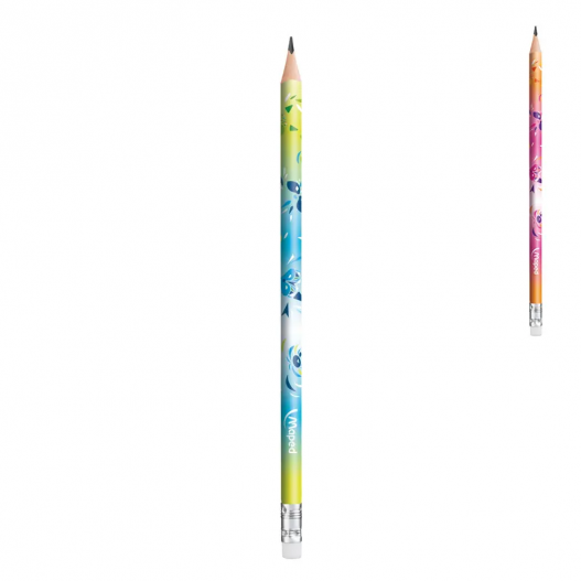 CRAYON NOIR AVEC GOMME HB2 MINI CUTE MAPED