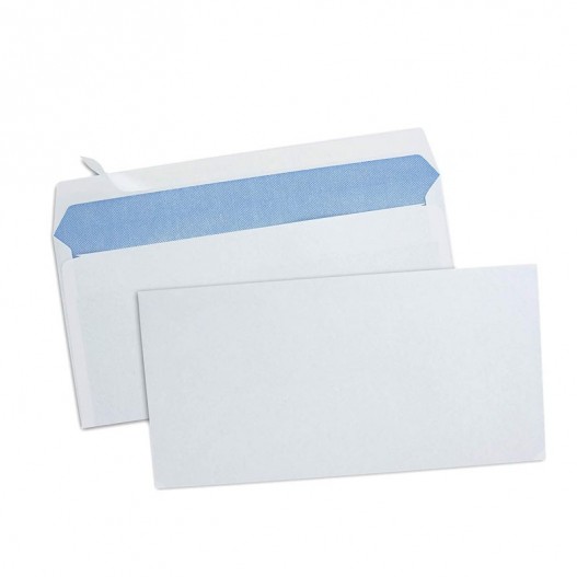 PAQUET DE 25  ENVELOPPES BLANCHES 11X22  STRIP