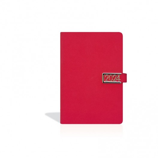 AGENDA DE LUXE AROMA SIMILI CUIR AVEC COFFRET - 15x21CM