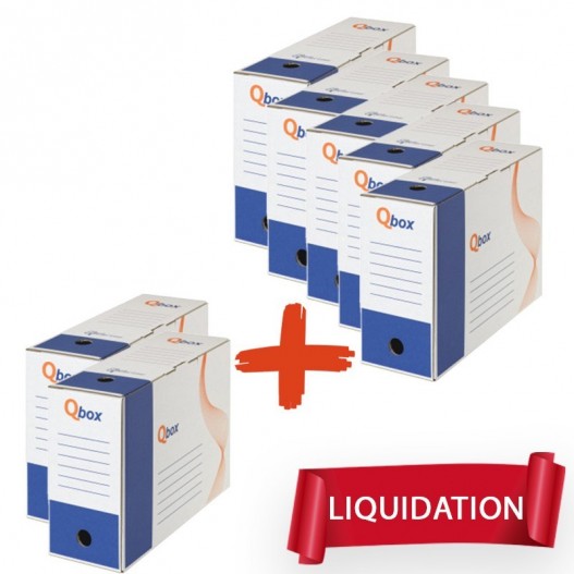 LOT DE CARTONS D'ARCHIVES 5+2 GRATUITES DOS 15 CM -...