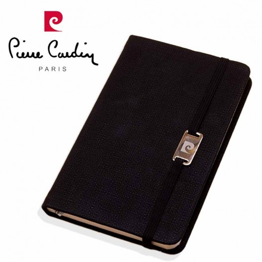 BLOC NOTE 14.5 * 9.5 CM PIERRE CARDIN PC19 - NOIR