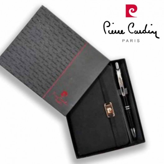 BLOC NOTE 14.5 * 9.5 CM  + STYLO PIERRE CARDIN PC19...