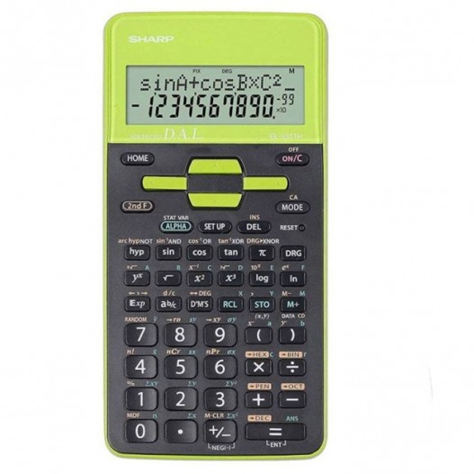 CALCULATRICE SCIENTIFIQUE SHARP  EL-531TH - BK