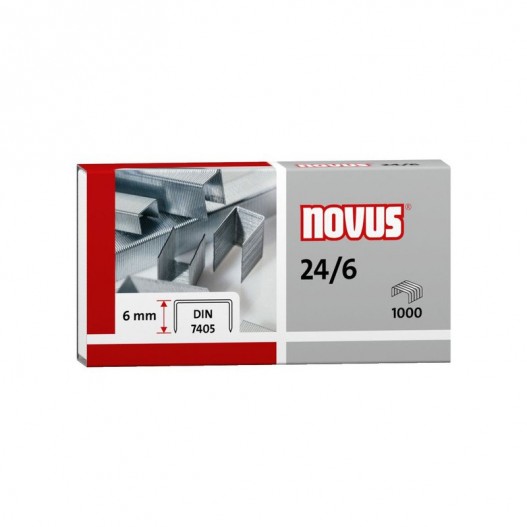 AGRAFES NOVUS 24/6  PQ/1000