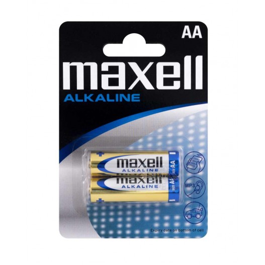 2 PILES ALCALINE AAA LR6 - MAXELL