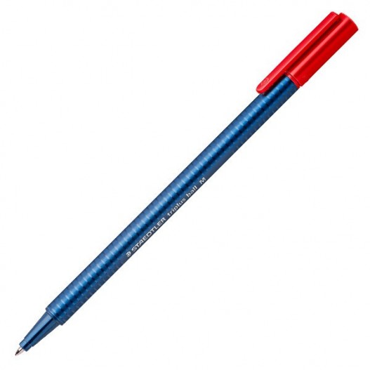 STYLO A BILLE TRIPLUS MEDIUM  STAEDTLER ROUGE