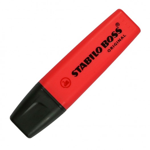 SURLIGNEUR STABILO BOSS ORIGINAL ROUGE