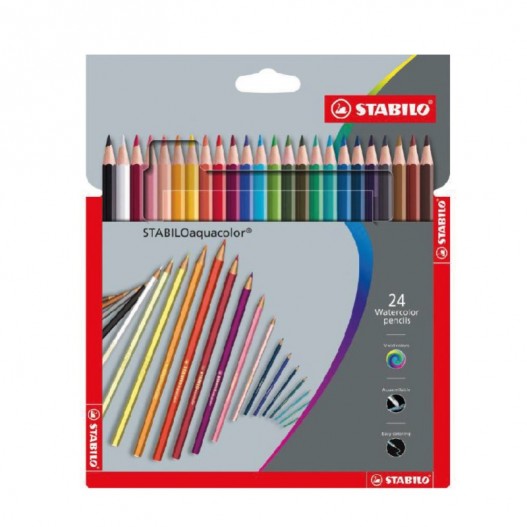 POCHETTE DE 36 CRAYONS AQUACOLOR STABILO