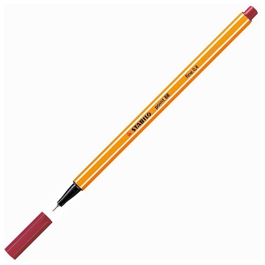 STYLO POINTE FINE POINT 88   STABILO CRIMSON