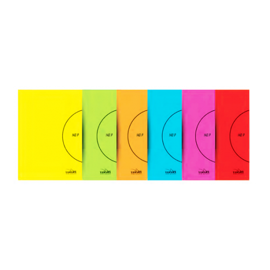 CAHIER PIQURE SEYES 140PAGES 24X32CM EN PP UNI  -...