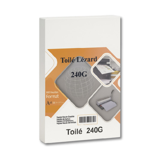 PAGE DE GARDE POUR DIPLOME LEZARD - 240GR