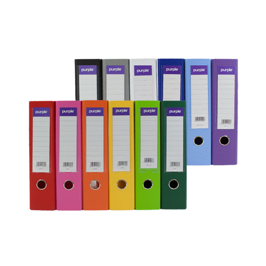 LO² DE 5 CLASSEURS A LEVIER DOS 75MM - PURPLE