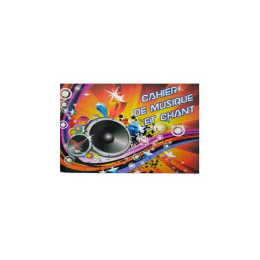 CAHIER MUSIQUE ET CHANT 22*17 VILALUXE