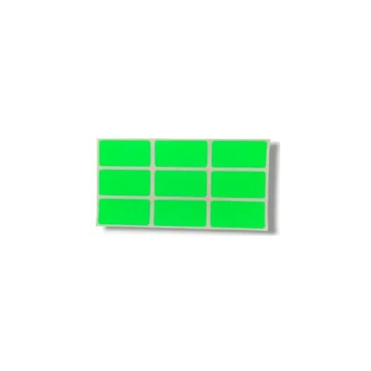 ETIQUETTE FLUO SCOLAIRE 20*40CM POUR CORRECTION VERT