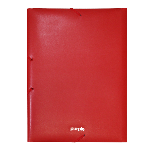 CHEMISE A 3 RABAT A ELASTIQUE PP ESSENTIAL ROUGE