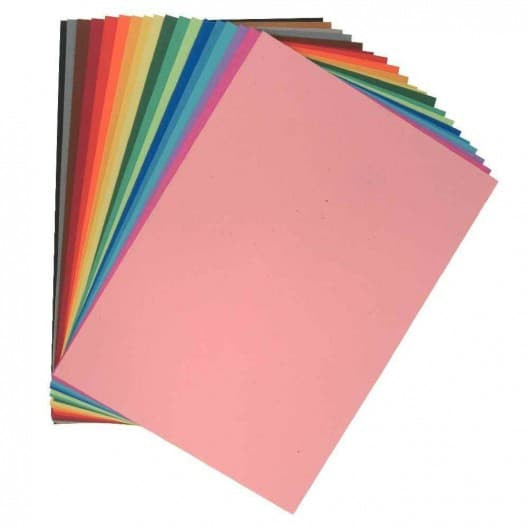 POCHETTE DE 10 PAPIER DESSIN COULEURS