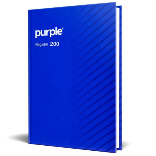 REGISTRE A4 5/5 200P PURPLE