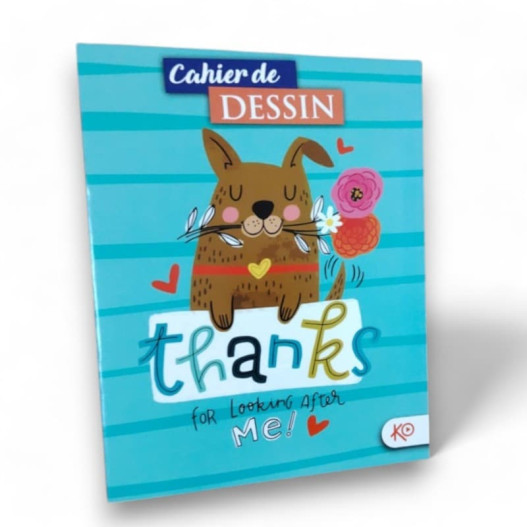 CAHIER DE DESSIN 17*22 32P UNI 90GR KO