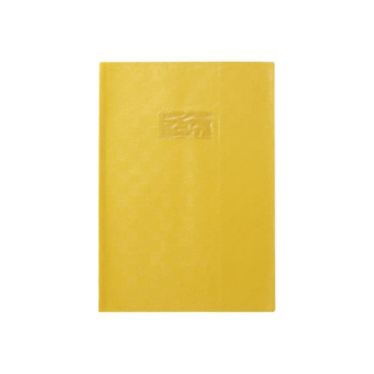 PROTEGE CAHIER LINO  A4 21*29,7CM JAUNE