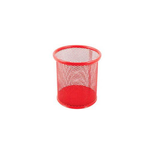 POT A STYLO METAL ROND ORANGE