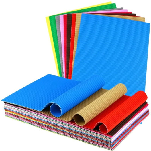 PAPIER ONDULE IMPRIME 50*70CM ASSORTIS ALADIN