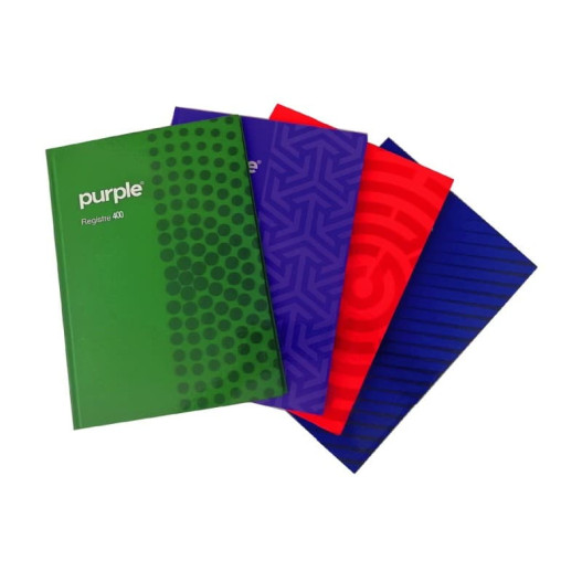 REGISTRE 400P 5/5 -  PURPLE