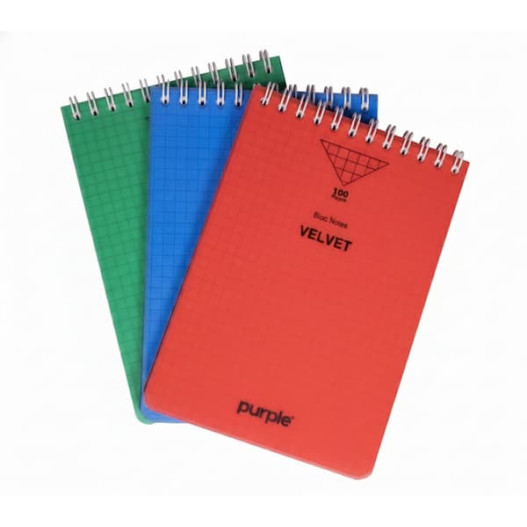 BLOC NOTE WIRO A5 100 PAGES PURPLE