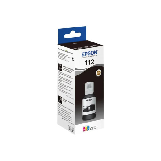 BOUTEILLE D'ENCRE EPSON ORIGINAL 112- BLACK