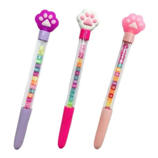STYLO A BILLE MOTIF ALPHABET