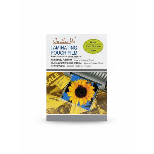 100 POCHETTES DE PLASTIFICATION A4 - 80 micron