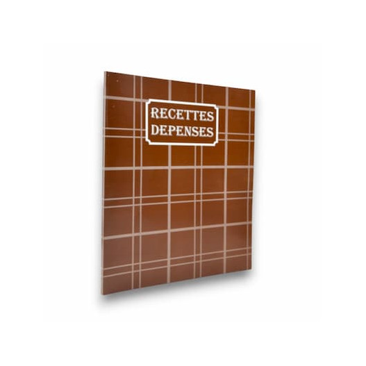 CAHIER RECETTES / DEPENSES 50*2 SIMPLE