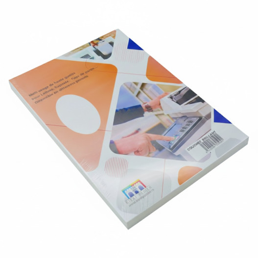 PAGE DE GARDE COUCHÉ BRILLANT A3 250GR /100F