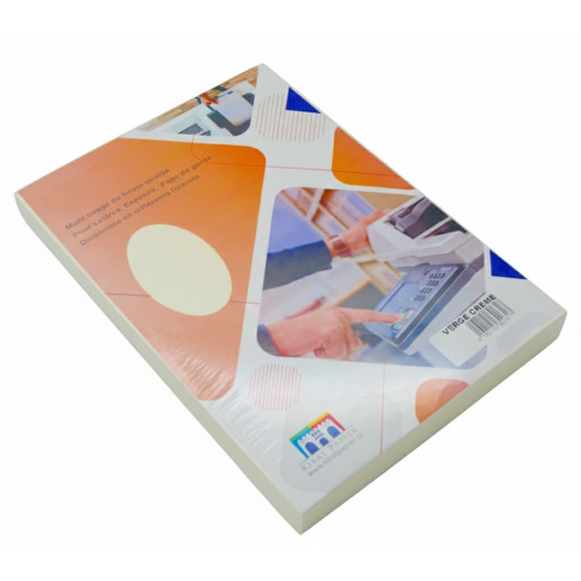 RAME 100 PAPIERS VERGÉS CRÈME A3 230GR