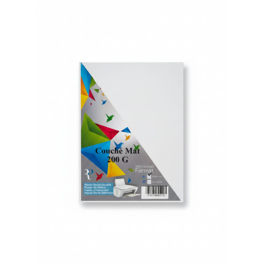 PAGE DE GARDE COUCHE MAT 200G A4 100F RUSP