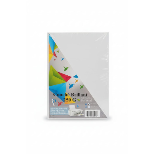 PAGE DE GARDE COUCHE BRILLANT 250G A4 100F RUSP