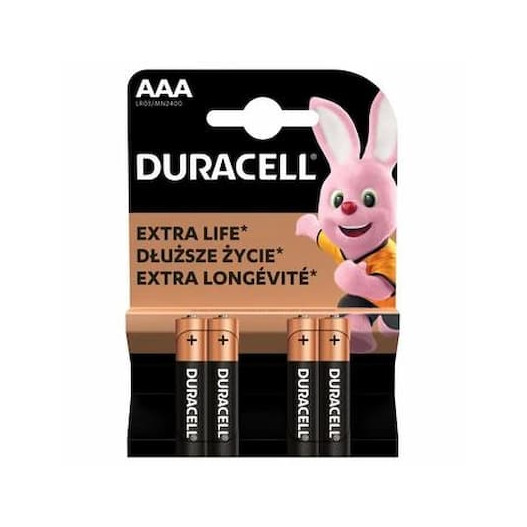 PILE EXTRA LIFE AAA BP4 DURACELL