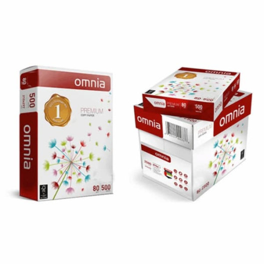 RAMETTE DE PAPIER A4 OMNIA 80G - 500FEUILLES
