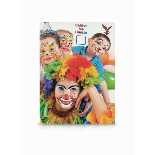 CAHIER DE DESSIN 10*10 GM A CARREAUX  24*32