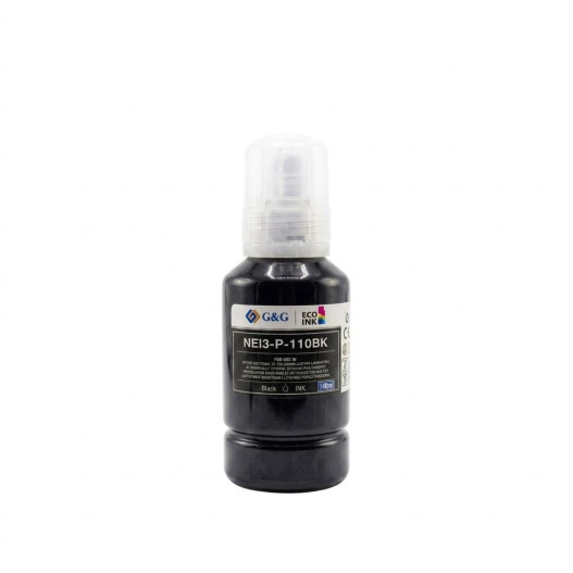 BOUTEILLE ENCRE EPSON ADAPTABLE 110 BLACK 140ML