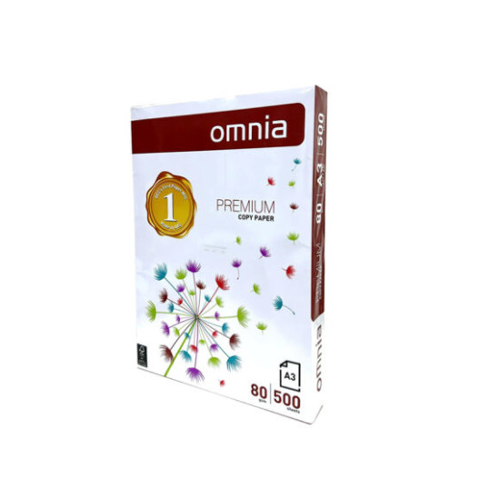 RAME DE PAPIER OMNIA A3 80GR - 500FEUILLES