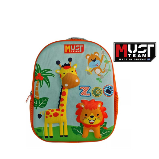 SAC A DOS ENFANT MUST TEAM 3D ANIMALS