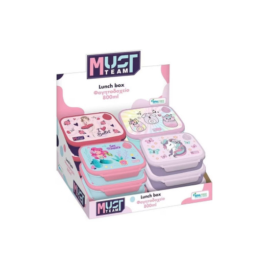 BOITE DINER  MUST TEAM GIRL- 800 ML