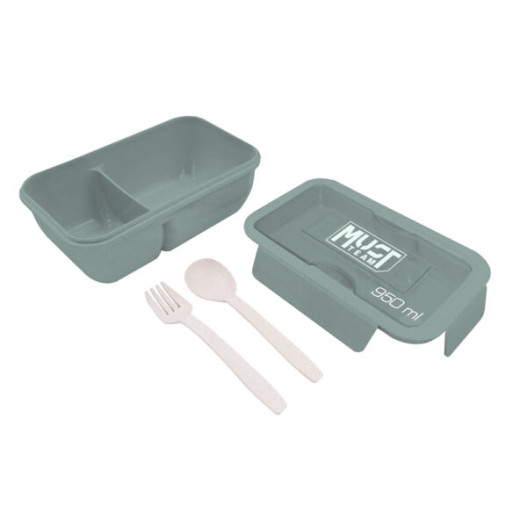 BOITE DINER TEAM UNI 1500ML + COVUVERT DE TABLE - MUST