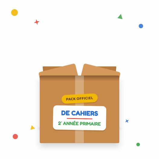 PACK OFFICIEL DE CAHIERS – 2ᵉ ANNÉE PRIMAIRE LOM2