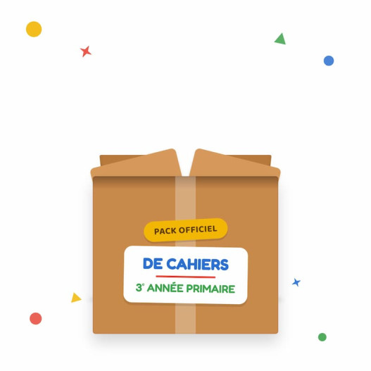 PACK OFFICIEL DE CAHIERS – 3ᵉ ANNÉE PRIMAIRE LOM3