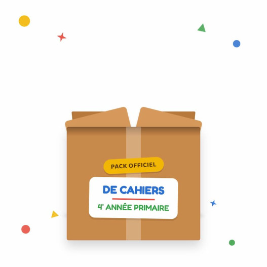 PACK OFFICIEL DE CAHIERS – 4ᵉ ANNÉE PRIMAIRE LOM4