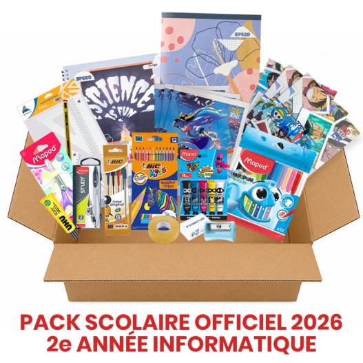 PACK DE FOURNITURES SEC INFO - 2EME ANNEE
