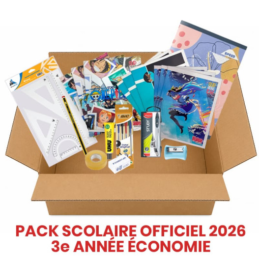 PACK DE FOURNITURES SEC ECONOMIE - 3EME ANNEE