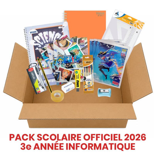 PACK DE FOURNITURES SEC INFO - 3EME ANNEE