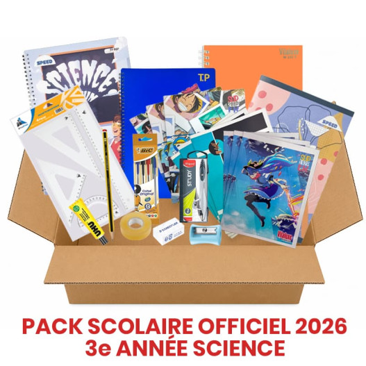 PACK DE FOURNITURES SEC SCIENCE - 3EME ANNEE